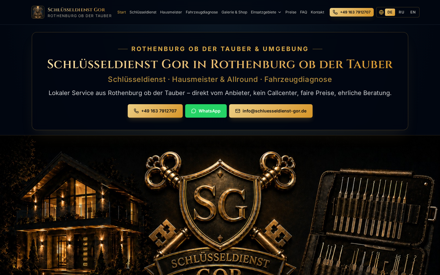 Projekt-Vorschau: Schlüsseldienst Gor – Schlüsseldienst · Local